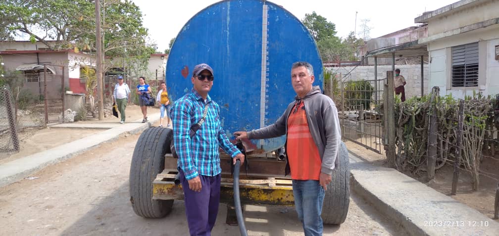 pipa cisterna grande su carrello Progetto Cuba